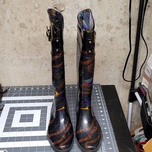 Ralph Lauren Womens knee high rain boot size 7
